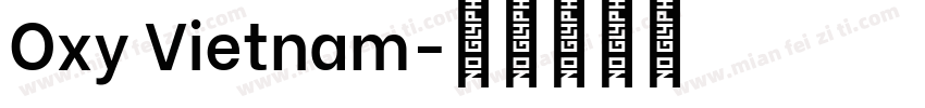 Oxy Vietnam字体转换